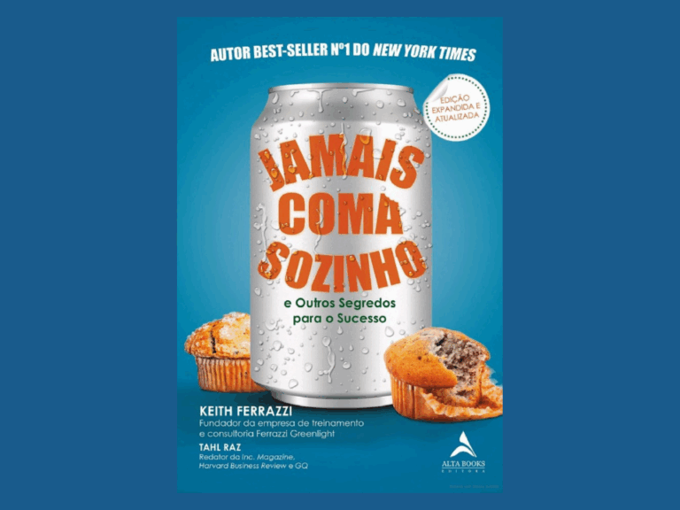 Ronen Olshansky recomenda, em suas palestras, o best-seller “Jamais Coma Sozinho”. Você sabe o motivo?