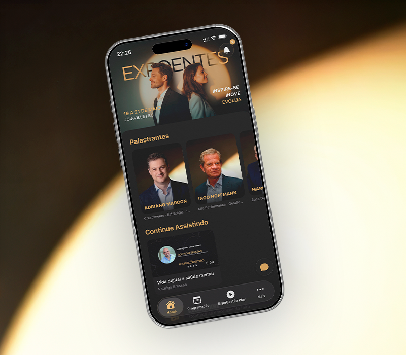 O NOVO APP DA EXPOGESTÃO JÁ ESTÁ DISPONÍVEL!