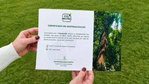 Carbono neutro: ExpoGestão compensa emissões com plantio de 490 árvores